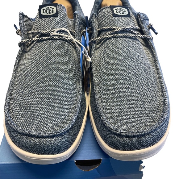 Wally Hey Dude 20 Mesh Sargasso Blue/Cloud Blue NIB Sz 8M - Picture 7 of 11